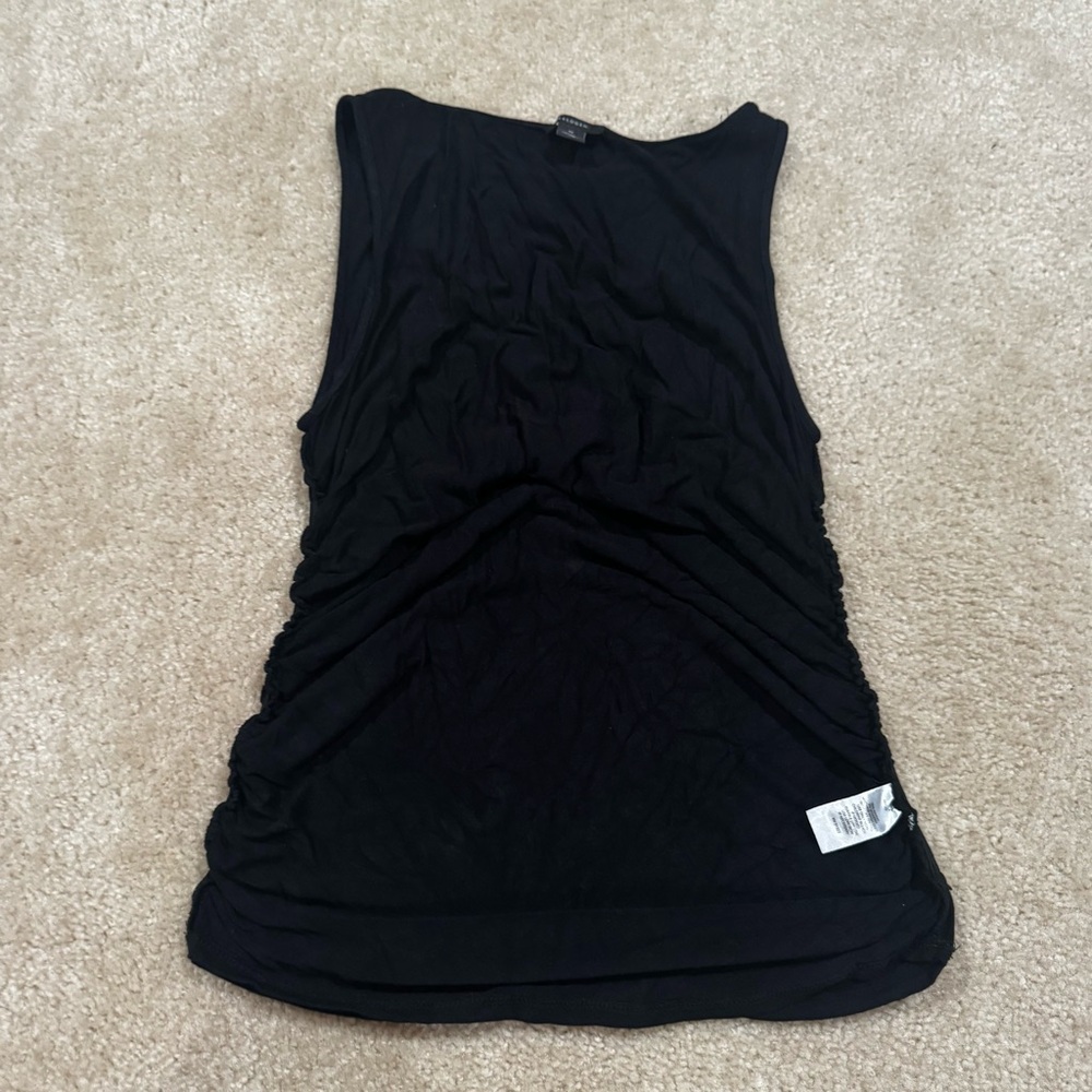 Halogen Ruched Knit Tank Top - Picture 5 of 9